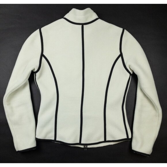 Marker for Gorsuch Polartec Fleece Jacket Women's Medium White Full Zip Ski USA - Picture 3 of 16